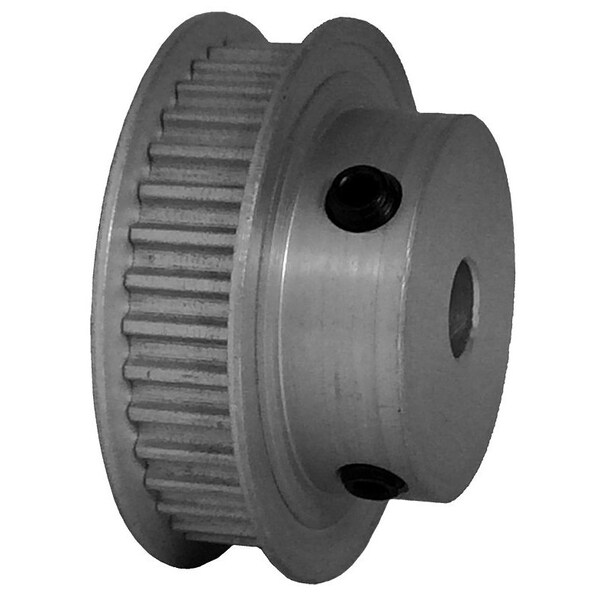 36-3P06M6FA6, Timing Pulley, Aluminum, Clear Anodized,